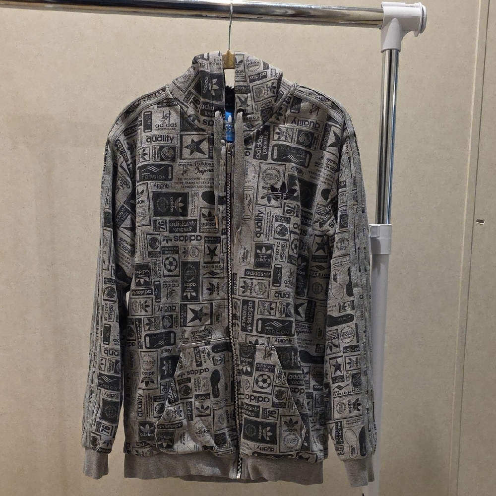 Adidas Sherpa Lined Full-zip Sample Hoodie